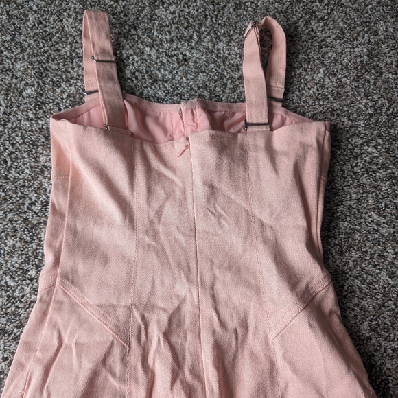 For Love & Lemons Peach Monika Hook Front Dress - Picture 8 of 15